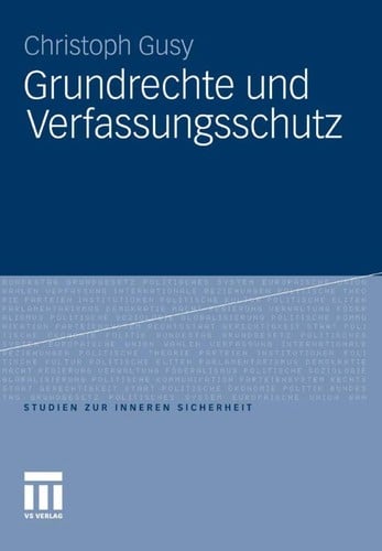 Grundrechte und Verfassungsschutz