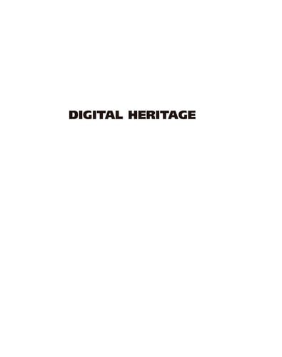 Digital heritage