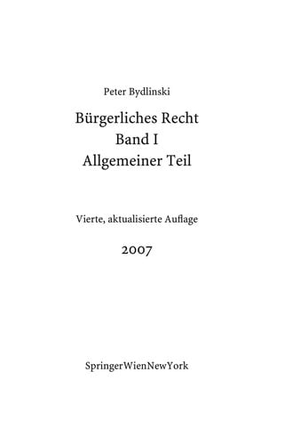 Bu rgerliches Recht