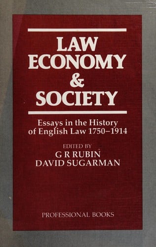 Law, economy and society, 1750-1914