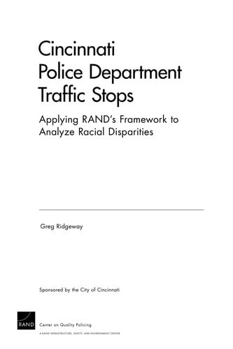 Cincinnati Police Department traffic stops