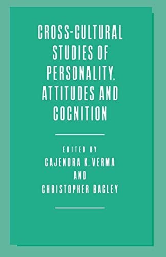 Cross-cultural studies of personality, attitudes and cognition
