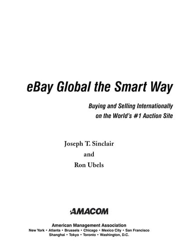 EBay global the smart way
