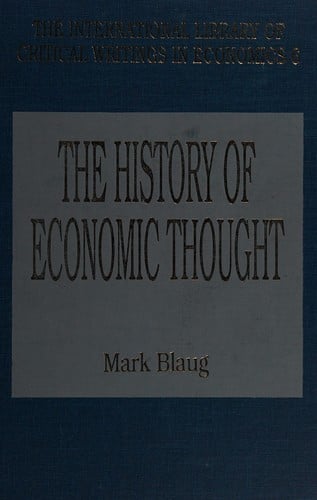 The History of economic thought