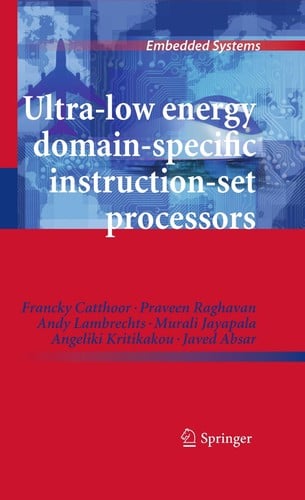 Ultra-low energy domain-specific instruction-set processors