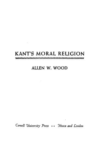 Kant's moral religion