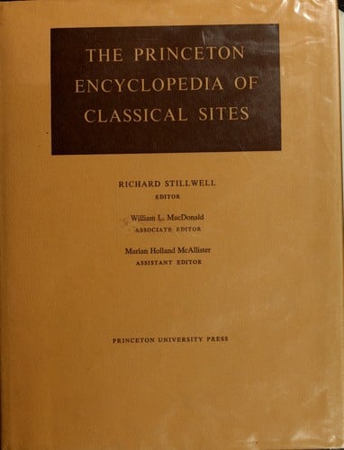 The Princeton encyclopedia of classical sites