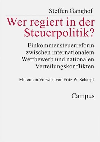 Wer regiert in der Steuerpolitik?