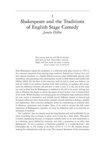 A companion to Shakespeare's works