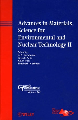 Advances in materials science for environmental and nuclear technology II