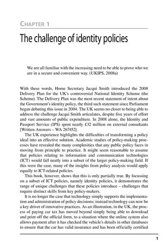 Global challenges for identity policies