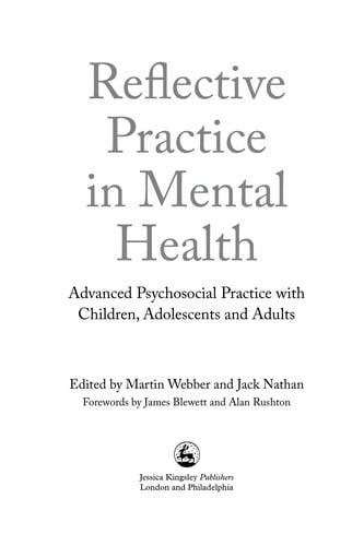 Reflective practice in mental health