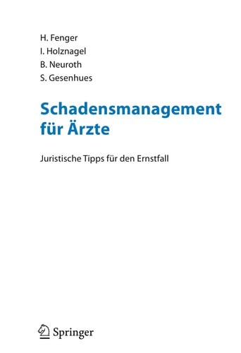 Schadensmanagement fu r A rzte