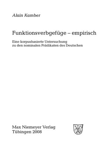 Funktionsverbgefu ge - empirisch