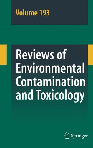 Reviews of Environmental Contamination and Toxicology