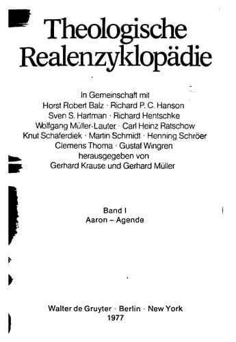 Theologische Realenzyklopädie