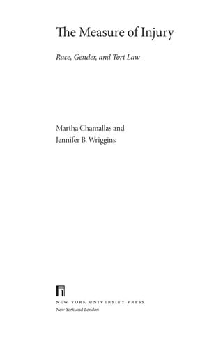 The measure of injury