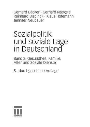 Sozialpolitik Und Soziale Lage in Deutschland