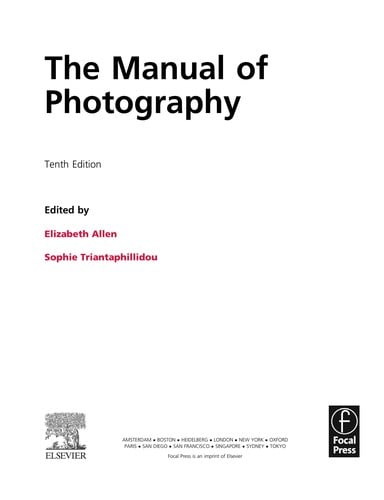 The manual of photography
