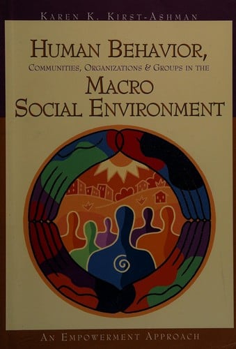 Human behavior, communities, organizations, and groups in the macro social environment