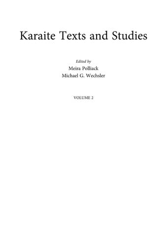 Bibliographia Karaitica