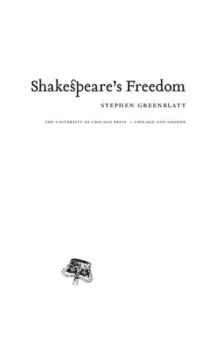 Shakespeare's freedom