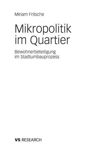 Mikropolitik im Quartier