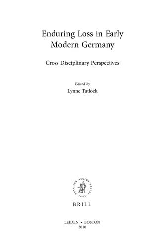 Enduring loss in early modern Germany