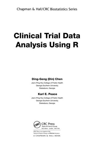 Clinical trial data analysis using R