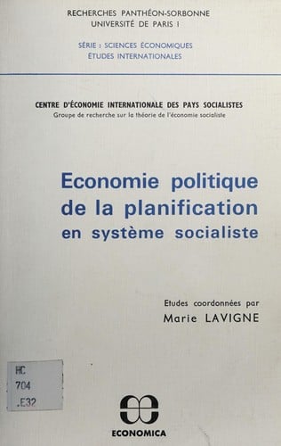Économie politique de la planification en système socialiste
