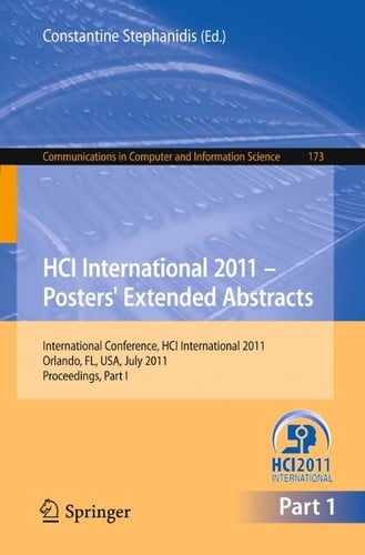 HCI International 2011 – Posters’ Extended Abstracts
