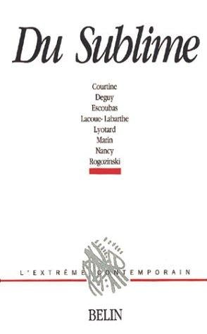 Du sublime