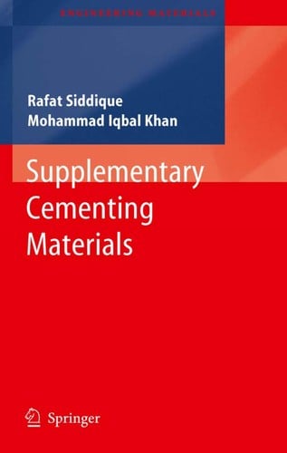 Supplementary Cementing Materials