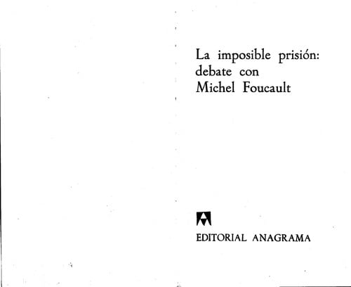 La Imposible prisio n