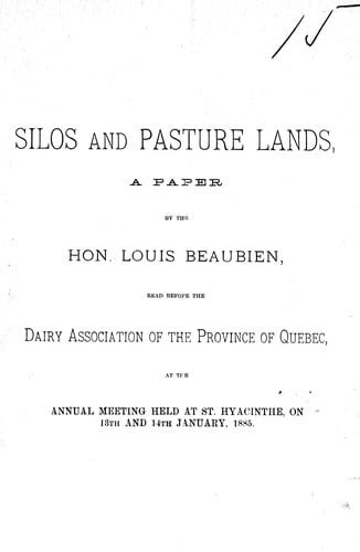 Silos and pasture lands