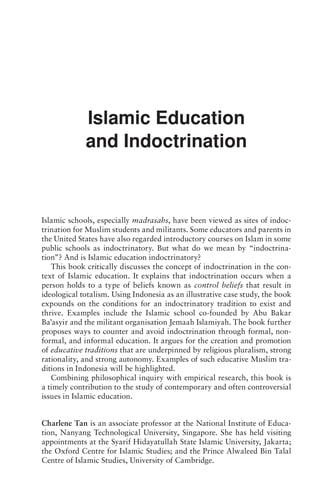 Islamic education and indoctrination
