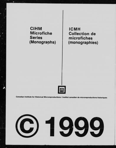 La mouche du chou et les moyens de la combattre au Canada et notes sur la mouche du bulbe de l'oignon et la mouche du maïs