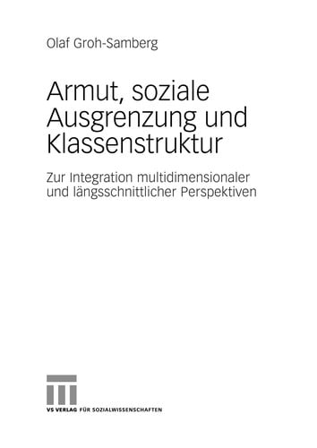 Armut, soziale Ausgrenzung und Klassenstruktur