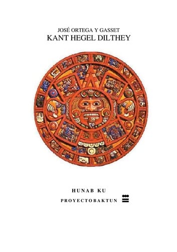 Kant, Hegel, Dilthey