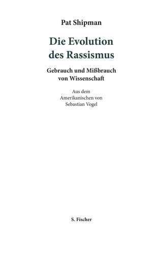 Die Evolution des Rassismus