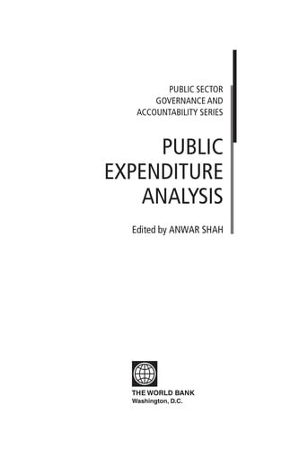Public expenditure analysis
