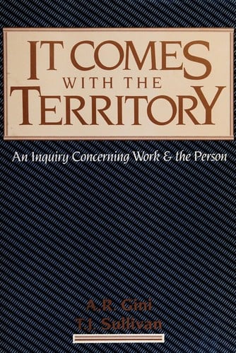 It comes with the territory