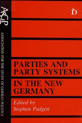 Parties and party systems in the new Germany