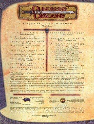 Ksie ·ga Plugawego Mroku