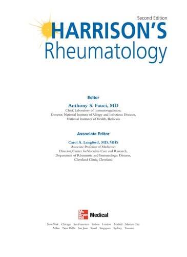 Harrison's rheumatology