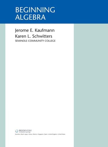 Beginning algebra