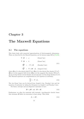 Time-domain methods for the Maxwell equations
