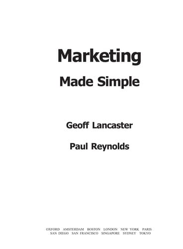 Marketing made simple