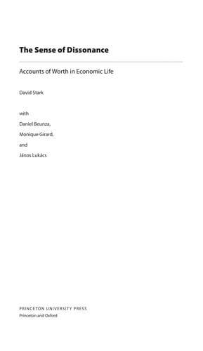 The sense of dissonance