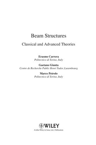 Beam structures